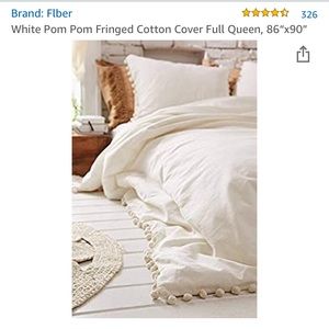 Queen Pom Pom duvet cover